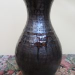 Florenz Vase 1970s Earthenware Australia 23cm Pottery Handmade