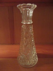 Crown Crystal Small Bud Vase
